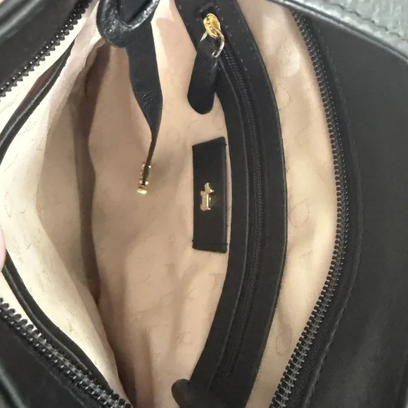 RADLEY LONDON Black Croc-Embossed Messenger Bag - Picture 4 of 5